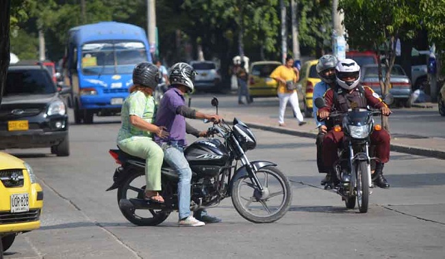 Motocicletas, motociclos, motocarros y cuatrimotos no podrán circular durante los días 15 y 30 de cada mes en el perímetro urbano de Santa Marta.