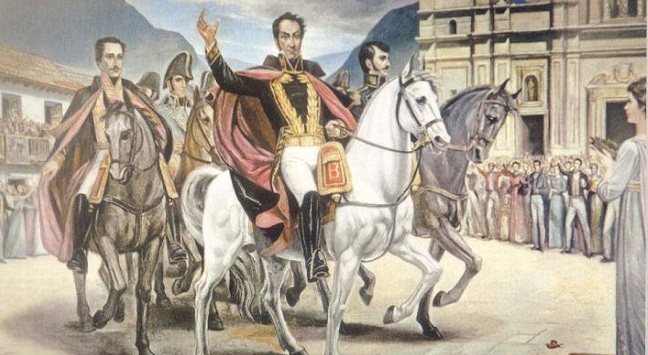 Bolívar, Santander y Anzoategui.