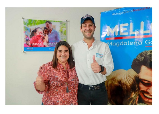 Priscila Margarita Zúñiga Jiménez entró a hacer parte de la campaña del ‘Mello’ a la Gobernación de Magdalena.
