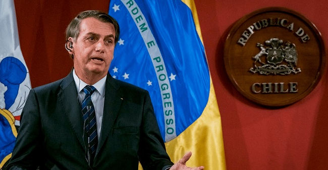 Jair Bolsonaro, presidente de Brasil anunció la expulsión de sus filas del diputado Alexandre Frota.