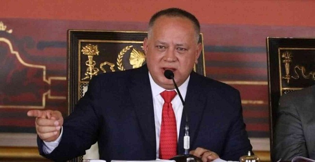 Diosdado Cabello, presidente de la chavista Asamblea Nacional Constituyente de Venezuela.