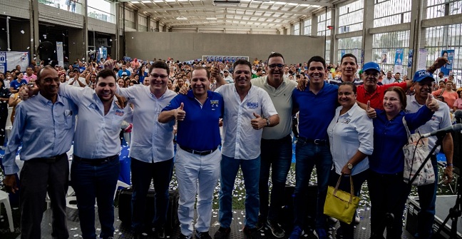 Líderes y candidatos a corporaciones respaldaron la masiva reunión convocada por Juan Carlos Palacio.
