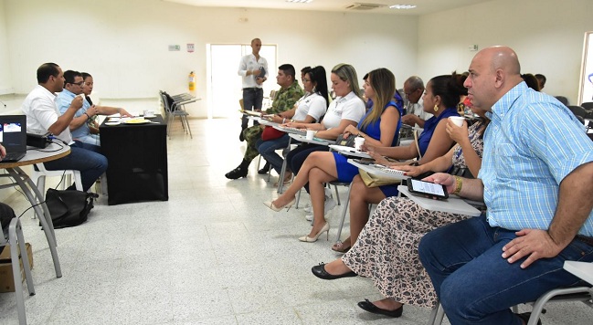 Representantes de las diferentes instituciones se dieron cita con el fin de trtar temas relacionados con la seguridad en Santa Marta.