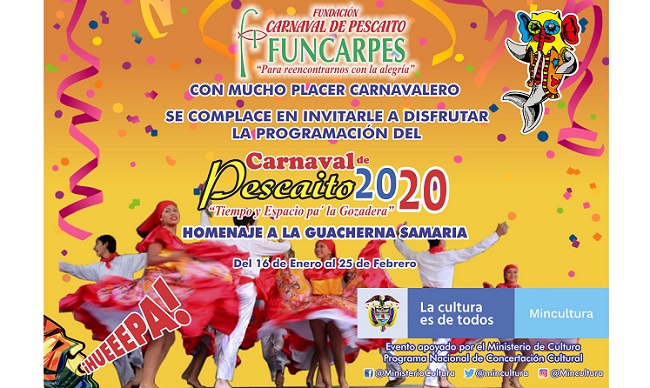 Hoy, gran lanzamiento oficial de la programación y la presentación de los reyes del Carnaval de Funcarpes.