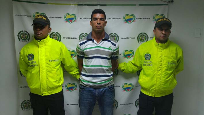 Orlando Cesar Caballero Fontalvo, alias "El Ruso, Capturado presuntamente por extorsión 