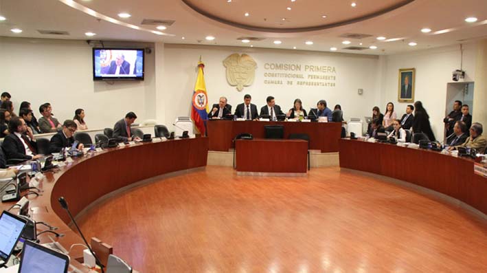 Audiencia en la Comisión Primera de la Cámara de Representantes.Foto: Procuraduria.gov.co