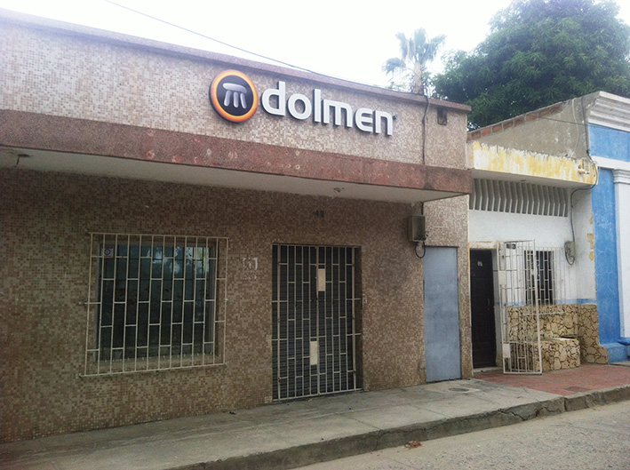 Sede de la empresa Dolmen ubicada en Ciénaga.