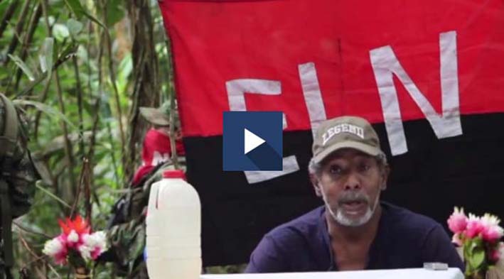 A través de un video, el Eln reveló pruebas de supervivencia del excongresista chocoano Odín Sánchez Montes.