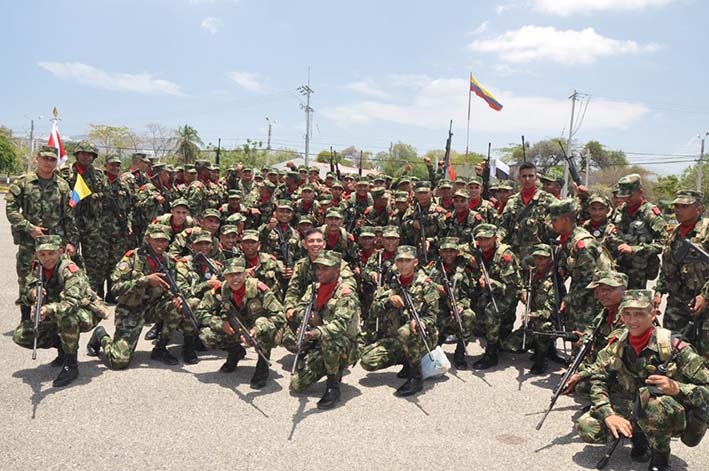 De los 296 nuevos soldados, 148 prestarán su servicio militar en el Batallón de Infantería Mecanizado No.5 “General José María Córdova”, y 148 soldados en el Batallón de Alta Montaña N°6 “Mayor Robinson Daniel Ruiz Garzón”.