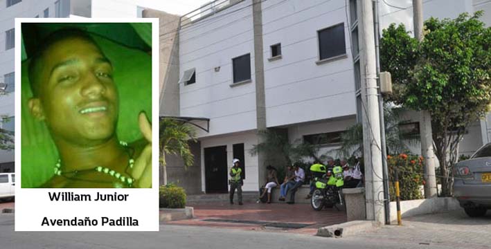 William Junior Avendaño Padilla, de 16 años, murió en la Clínica El Prado, luego de ingresar con un impacto de bala en la cabeza.