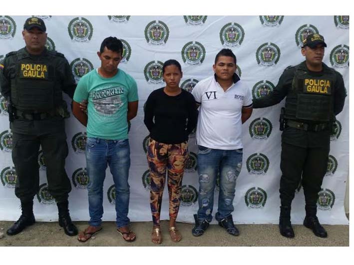 Estos tres integrantes de la banda delincuencial “Once de Noviembre, dedicados a la extorsión, fueron capturados por el Grupo Antisecuestro y Antiextorsión (Gaula).