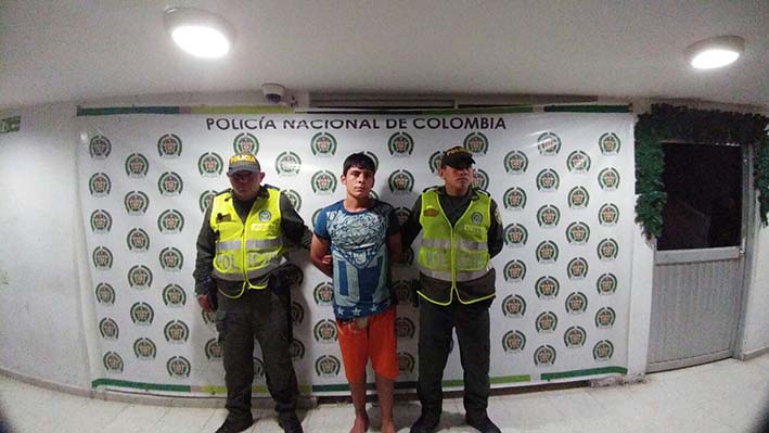 Brayan Steven Hurtado fue capturado por el delito de tráfico, porte o fabricación de estupefacientes.