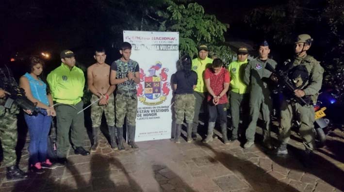 Estos fueron los capturados por las autoridades, miembros de la banda delincuencial 'Los Pelusos'.
