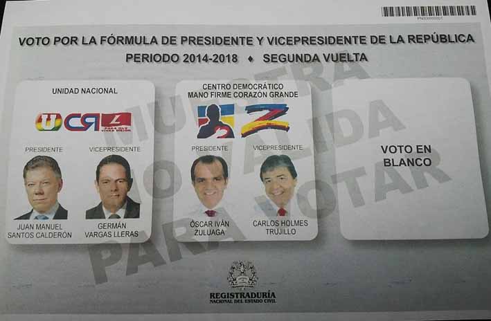 López reclamó a las campañas presidenciales de Santos y  Zuluaga reembolsar el dinero    