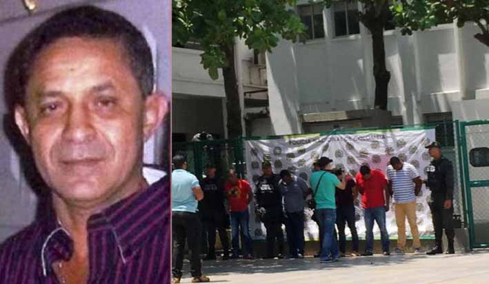 Seis sujetos acusados del secuestro del contratista Rafael Jaraba