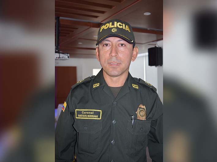 Coronel Gustavo Berdugo Garavito, nuevo comandante de la Mesán.