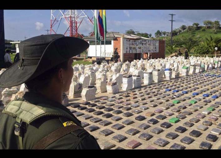 En el año han sido destruidos 837 laboratorios dedicados al procesamiento de base de coca y 97 más que producen la cocaína.