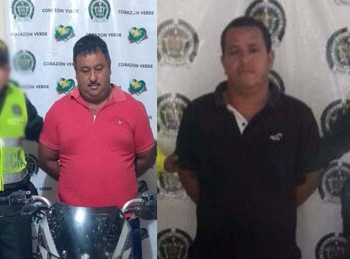 Fair Eduardo Guerrero Peña, de 42 años, capturado por receptación; y Fernando José López Fandiño, de 29 años, detenido por falsedad marcaria.