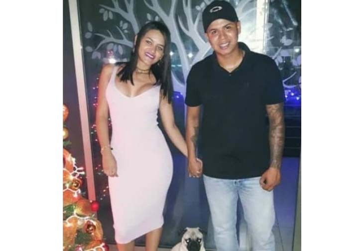Yesly Tatiana Goez y su novio Joan Sebastián Espinoza Urrego 