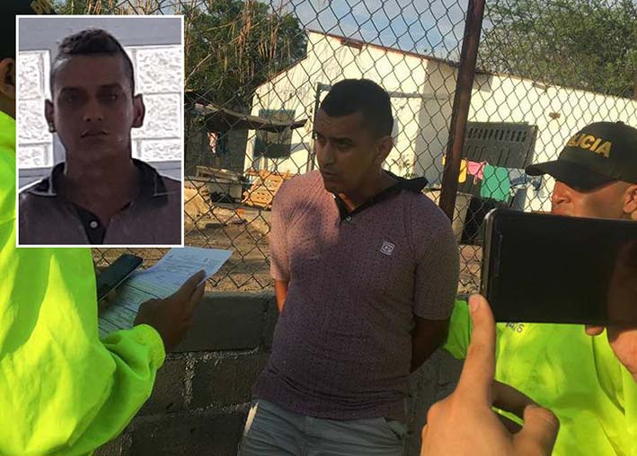 Luis Fernando Mena Fabra, alias ‘ Cachetón’, fue capturado por los investigadores de la Policía Metropolitana de Santa Marta.