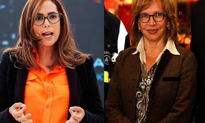Exministras Gina Parody y Cecilia Álvarez.