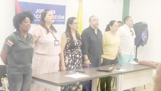 Esta jornada estuvo presidida por Juan Mauricio Berrío Salamanca, director Seccional de Fiscalía y representantes de la Procuraduría.