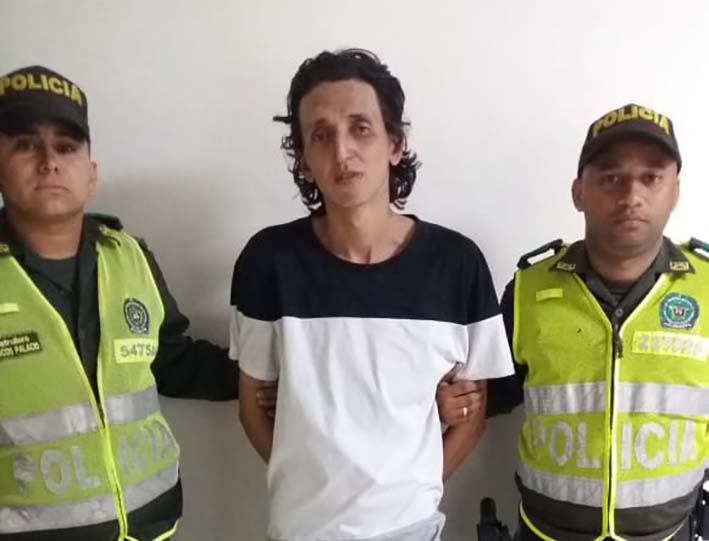 William Francisco Agudelo Guzmán, detenido por el delito de porte fabricación o tráfico de estupefacientes.
