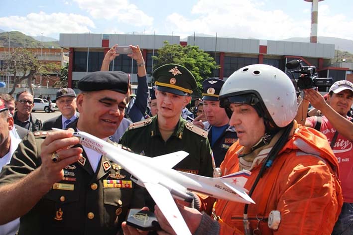 El Gobierno de Venezuela y Rusia realizaron el pasado lunes maniobras militares de defensa con dos bombarderos estratégicos