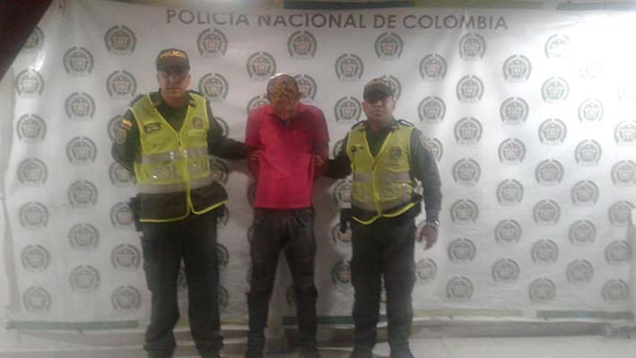 Kelvil Ibarra Castañeda, detenido por la Policía en el barrio Villa del Carmen de Santa Marta