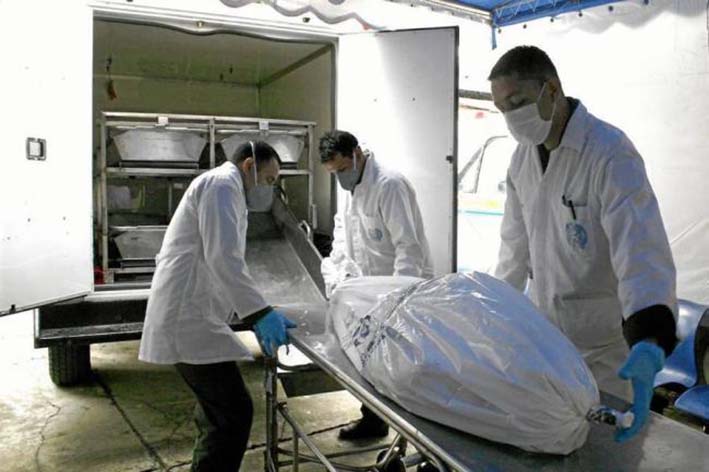 El cuerpo sin vida de Jesús Evelio González Guerrero, fue llevado hasta la morgue de Fundación, Magdalena