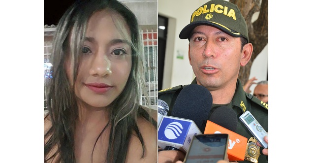 Ludeimis Paola Losada Cantillo, mujer asesinada de un tiro, Gustavo Berdugo, comandante de la Policía Metropolitana de Santa Marta. 