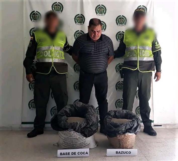 Manuel José Uribe Olivares, fue detenido para que responda por el delito de porte, tráfico y distribución de estupefacientes.