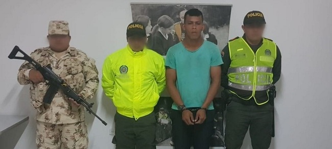 Sebastián Beleño Carreño, capturado por la Policía del  Magdalena, aparece señalado como uno de los delincuentes más buscados en el departamento.