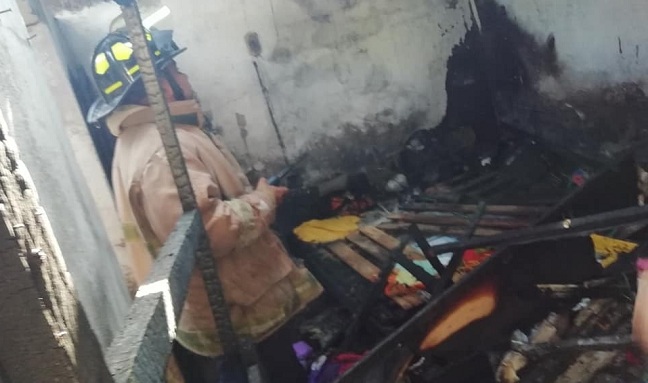 Pérdidas millonarias dejó el incendio registrado en una vivienda ubicada en el sur del municipio de Ciénaga