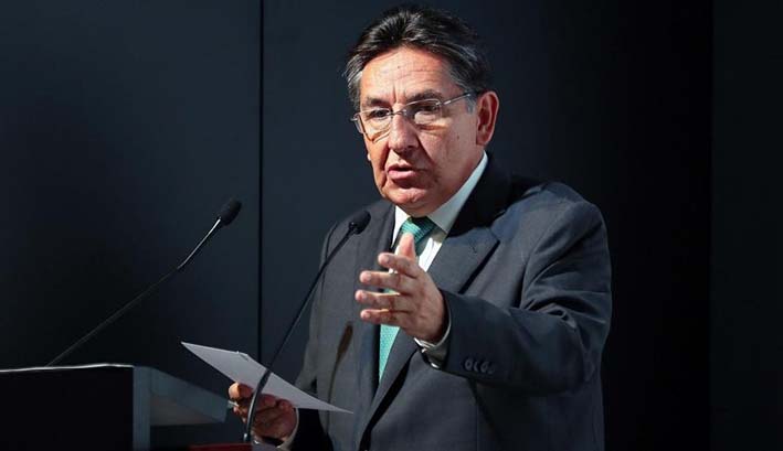Néstor Humberto Martínez, fiscal general de la nación, quien presentó su renuncia al cargo.