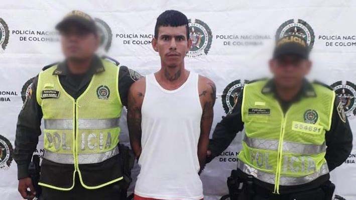 Wilfrido Dávila Solis, fue uno de los hombres capturados por la Policía del Magdalena por acceso carnal abusivo con menor de 14 años.