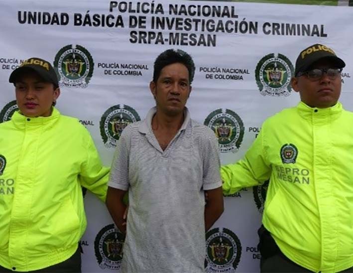 Rafael Emiro Peralta Navarro, fue capturado el 7 de septiembre del año pasado en el Centro Histórico de Santa Marta.