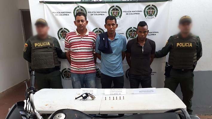 Guillermo José Maza Pabón, Efraín Enrique Maza Ahumada, y Jairo Luis Maza Orozco, fueron capturados
