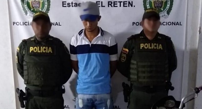 Diego José Pantoja Orozco, fue capturado por la Policía para que responda por el delito de porte, tráfico y fabricación de armas de fuego.
