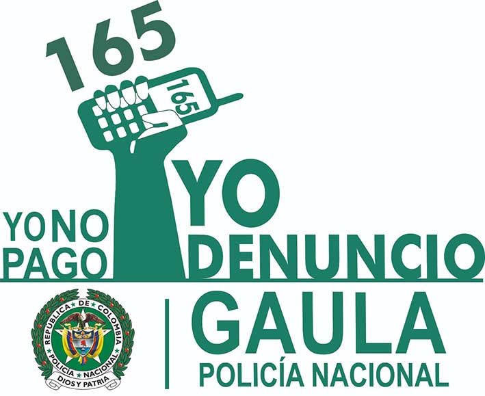 Con esta imagen el grupo Gaula de la Policía adelanta una campaña para que la ciudadanía se abstenga de pagar extorsiones 
