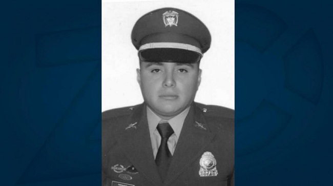Eder Giovany Patiño Díaz, policía asesinado en Bogotá