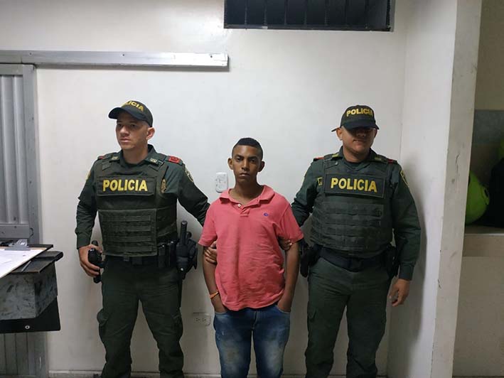 José Rafael Polo Mandón, fue capturado por la Policía Metropolitana de Santa Marta.