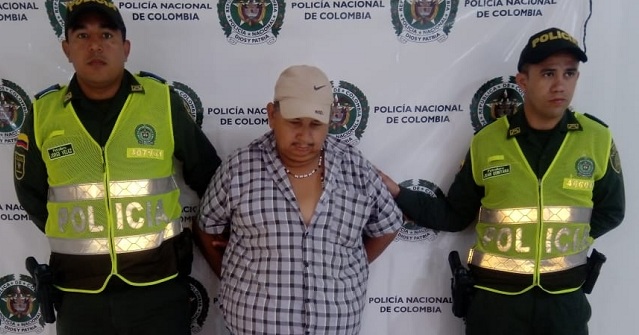 Luis Argiro Botero Gómez, capturado por la Policía por el delito de porte, tráfico y fabricación de armas de fuego.