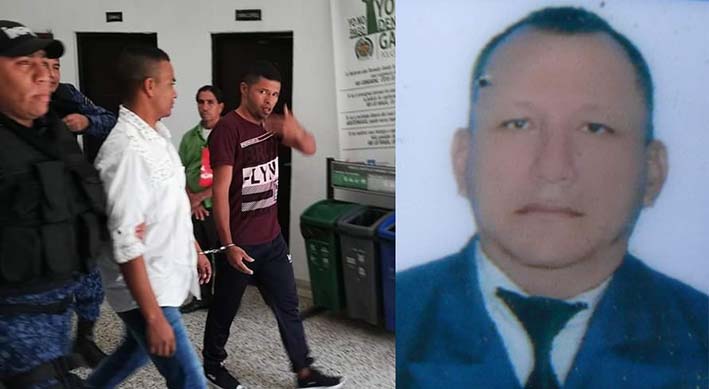 Jorge Salgado Teherán y Arley Ospino Gámez son los presuntos implicados en la muerte del educador, Jorge Delgado Rayo. / Jorge Delgado Rayo,  educador asesinado.