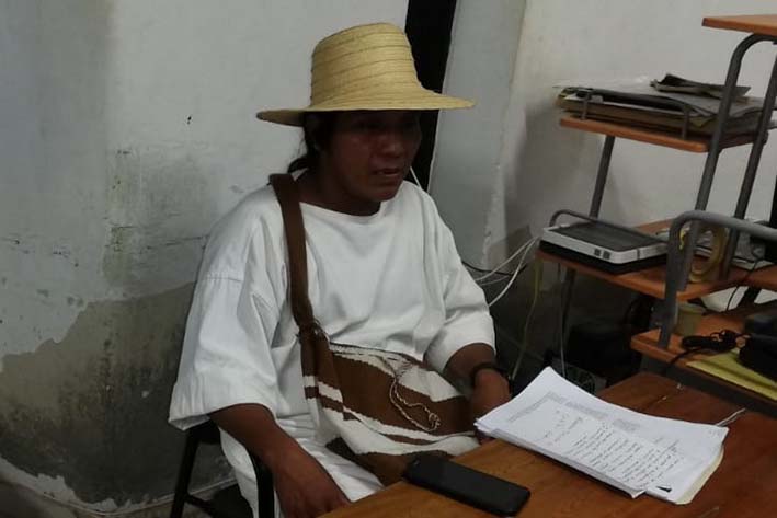 Atanasio Moscote Gil, gobernador kogui en el Magdalena, denunciante