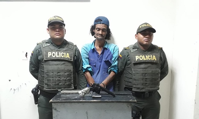 Víctor Segundo Rosado Toncel, capturado por porte ilegal de armas de fuego.