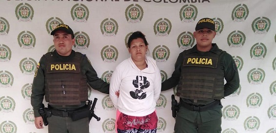 Anny Noemí Vinazco Suniaga, capturado por el delito de intento de homicidio.