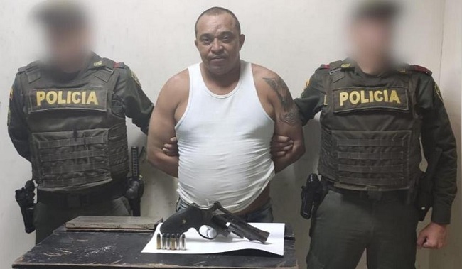 Carlos Rafael Anaya Ibarra de 41 años, momentos de su captura.