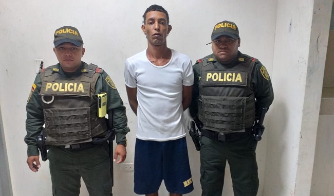 Lyan David Quintana Martínez, fue capturado por porte de dorga.