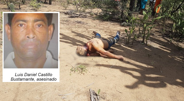 Luis Daniel Castillo Bustamante, expatrullero de la Policía Nacional asesinado a puñaladas en una trocha en Maicao, La Guajira.